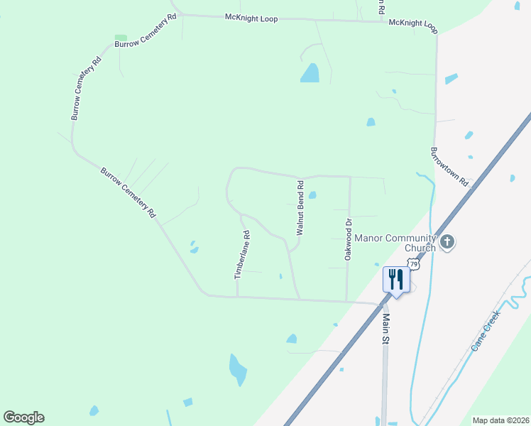 map of restaurants, bars, coffee shops, grocery stores, and more near 345 Walnut Bend Road in Arlington