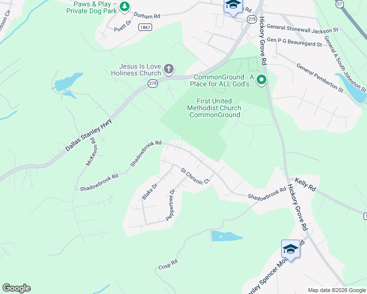 map of restaurants, bars, coffee shops, grocery stores, and more near 133 Shadowbrook Road in Mount Holly