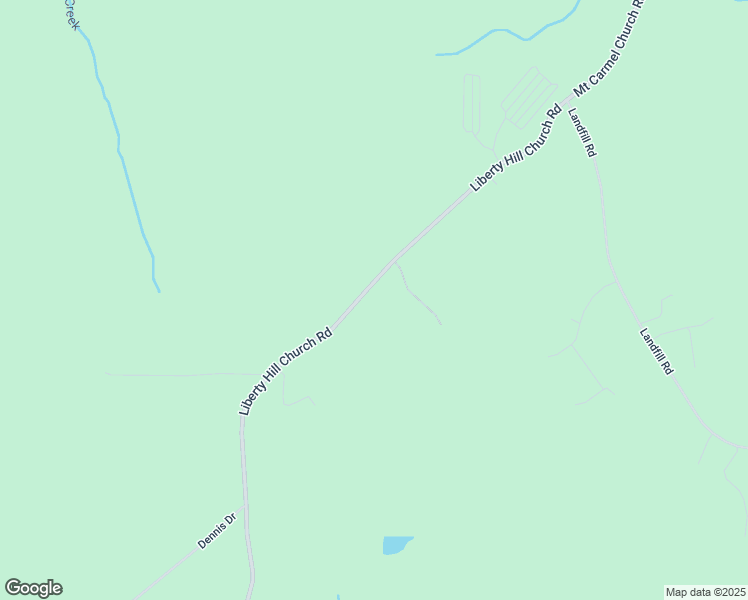map of restaurants, bars, coffee shops, grocery stores, and more near 981 Liberty Hill Church Road in Mount Gilead