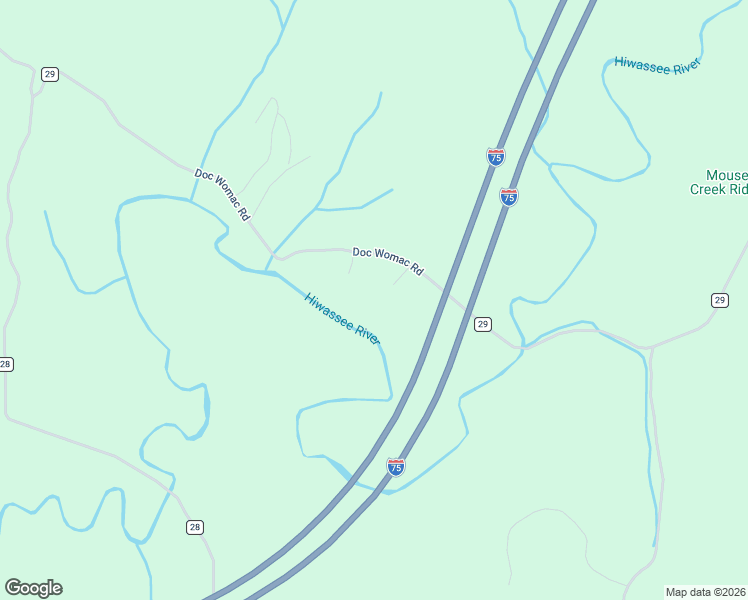 map of restaurants, bars, coffee shops, grocery stores, and more near 491 County Road 29 in Riceville