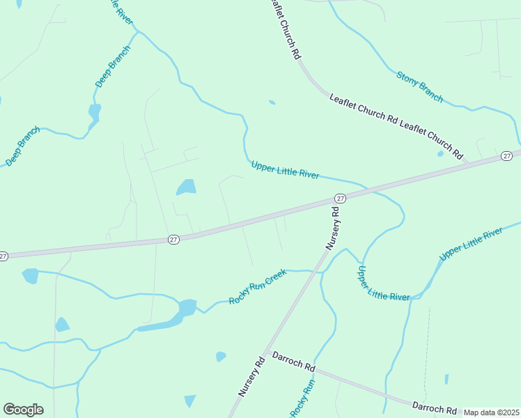 map of restaurants, bars, coffee shops, grocery stores, and more near 9444 North Carolina 27 in Lillington