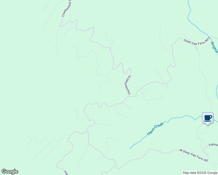 map of restaurants, bars, coffee shops, grocery stores, and more near 115 Coldstream Road in Mill Spring