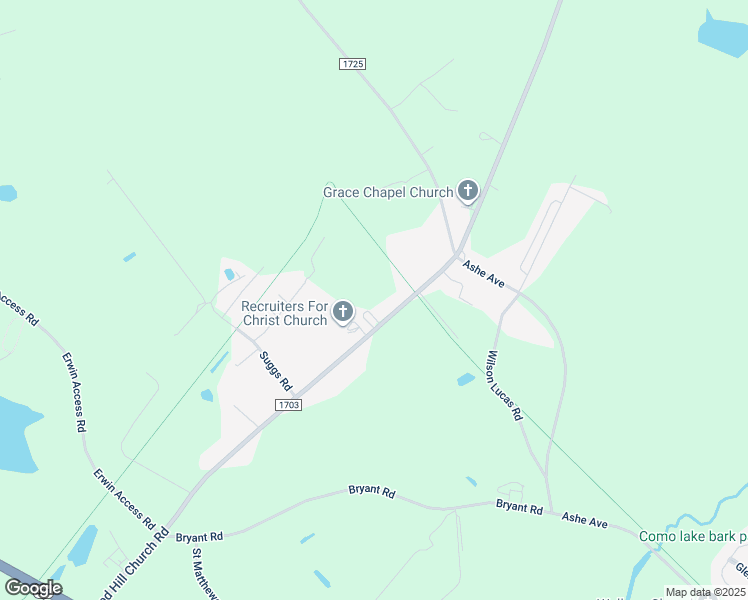 map of restaurants, bars, coffee shops, grocery stores, and more near 1017 Red Hill Church Road in Dunn
