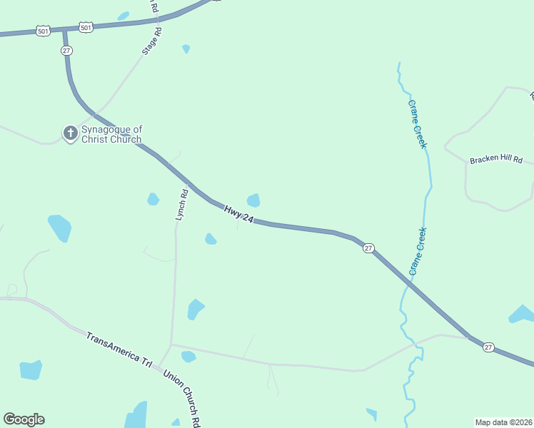 map of restaurants, bars, coffee shops, grocery stores, and more near 5558 North Carolina 24 in Cameron