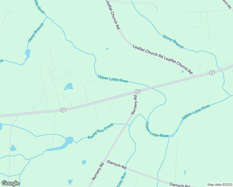 map of restaurants, bars, coffee shops, grocery stores, and more near 9324 North Carolina 27 in Lillington