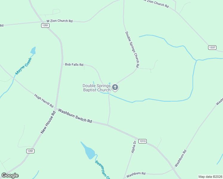 map of restaurants, bars, coffee shops, grocery stores, and more near 1200 Double Springs Church Road in Shelby