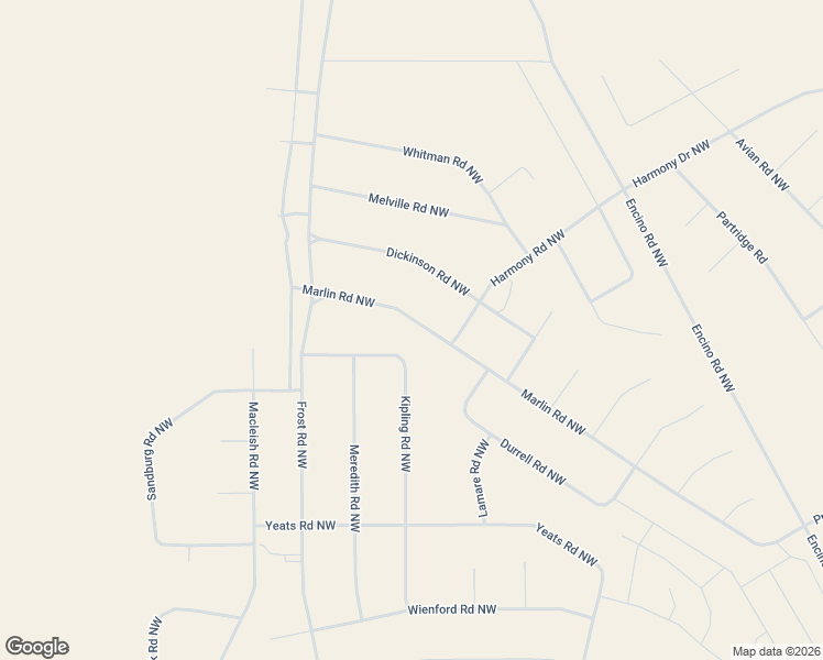 map of restaurants, bars, coffee shops, grocery stores, and more near Marlin Road Northwest in Rio Rancho