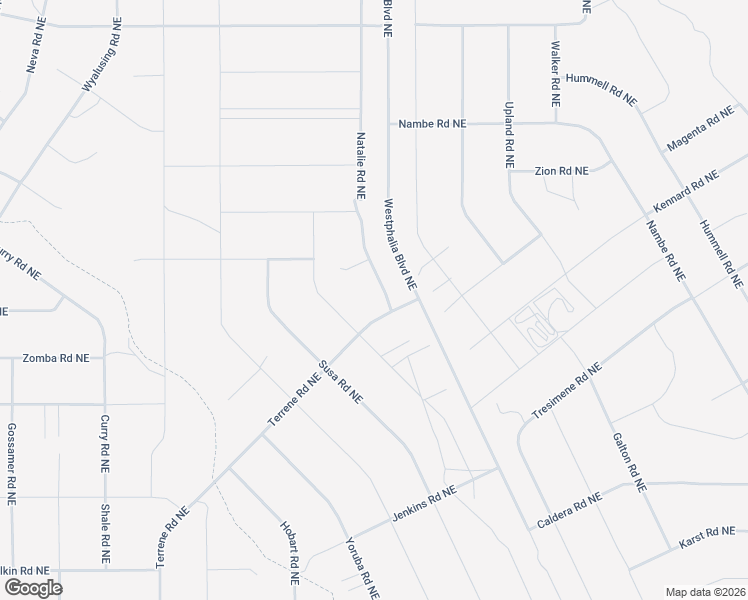 map of restaurants, bars, coffee shops, grocery stores, and more near 4909 Natalie Road Northeast in Rio Rancho