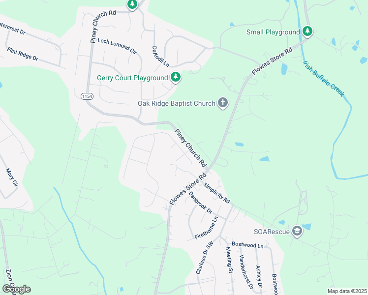 map of restaurants, bars, coffee shops, grocery stores, and more near 875 Pointe Andrews Drive in Concord