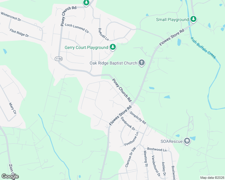map of restaurants, bars, coffee shops, grocery stores, and more near 5711 Saint Adriens Way in Concord