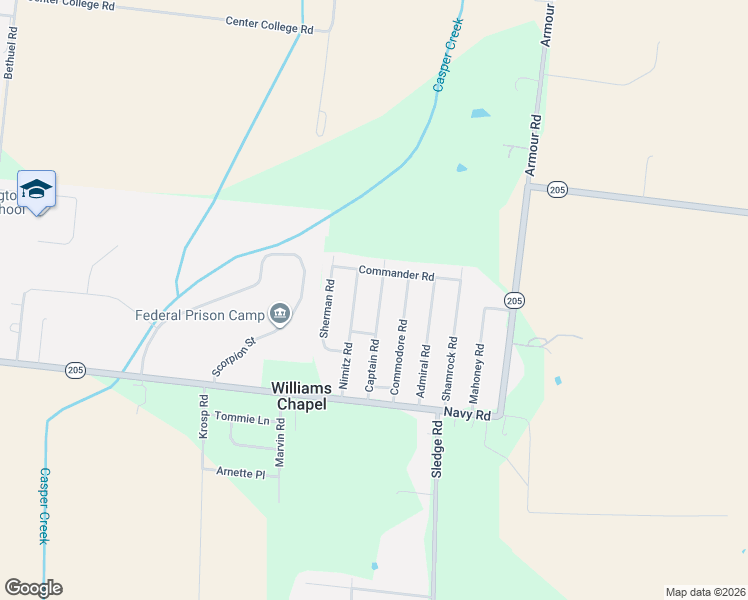 map of restaurants, bars, coffee shops, grocery stores, and more near 7838 Nimitz Road in Millington