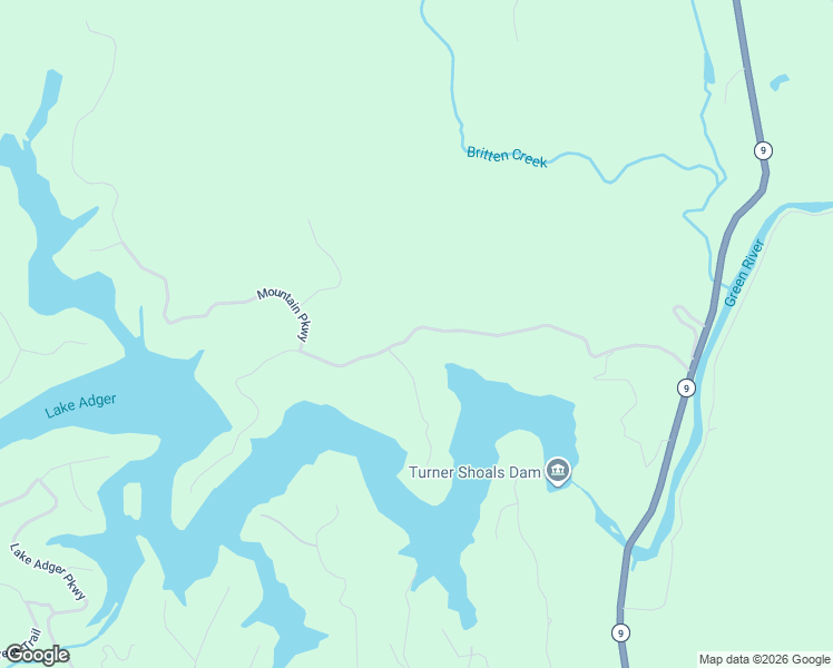 map of restaurants, bars, coffee shops, grocery stores, and more near 137 Mountain Parkway in Mill Spring