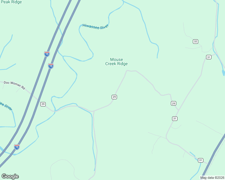 map of restaurants, bars, coffee shops, grocery stores, and more near in Calhoun