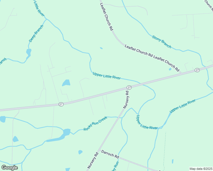 map of restaurants, bars, coffee shops, grocery stores, and more near 9324 North Carolina 27 in Lillington
