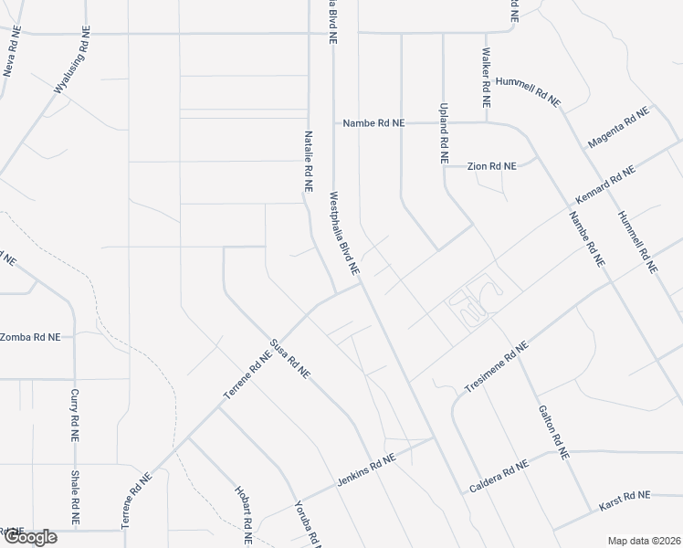 map of restaurants, bars, coffee shops, grocery stores, and more near 4909 Natalie Road Northeast in Rio Rancho