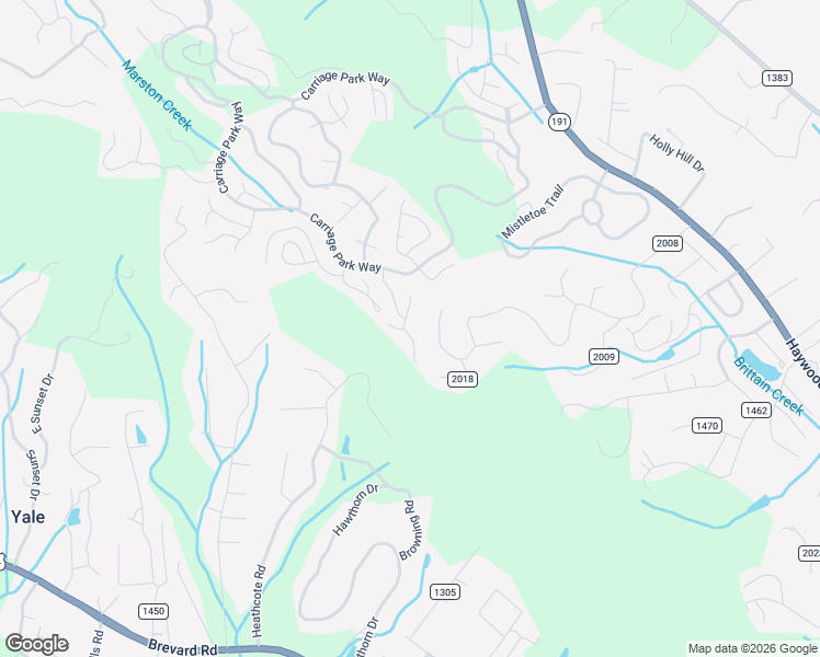 map of restaurants, bars, coffee shops, grocery stores, and more near 305 East High Point Lane in Hendersonville