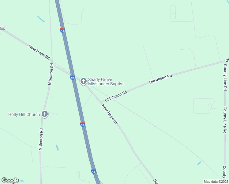 map of restaurants, bars, coffee shops, grocery stores, and more near 125 Old Jason Road in La Grange