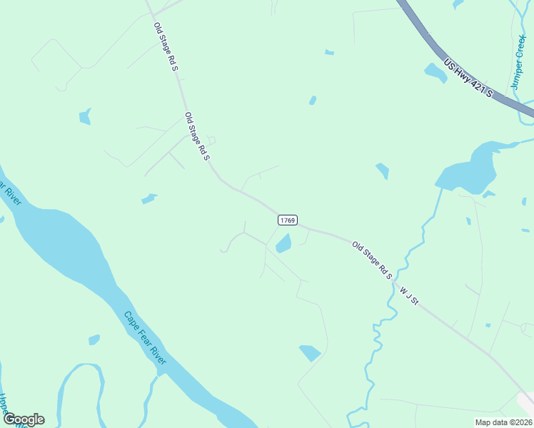 map of restaurants, bars, coffee shops, grocery stores, and more near 46 Glenn Ruth Lane in Erwin