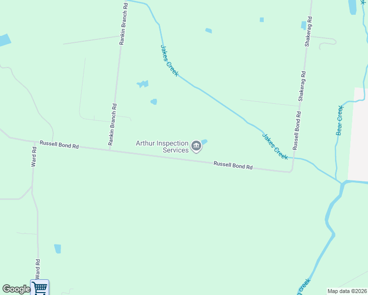 map of restaurants, bars, coffee shops, grocery stores, and more near 3000 Russell Bond Road in Millington