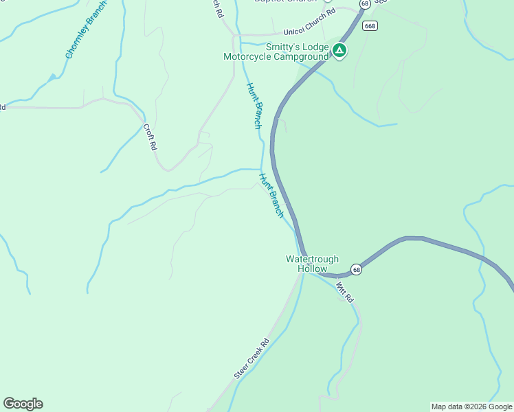 map of restaurants, bars, coffee shops, grocery stores, and more near 115 Martin Road in Tellico Plains