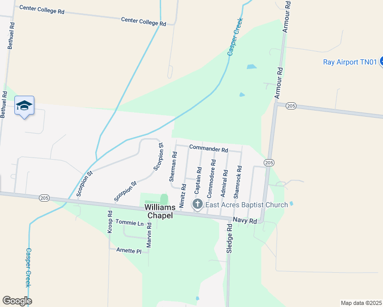 map of restaurants, bars, coffee shops, grocery stores, and more near 7858 Nimitz Road in Millington