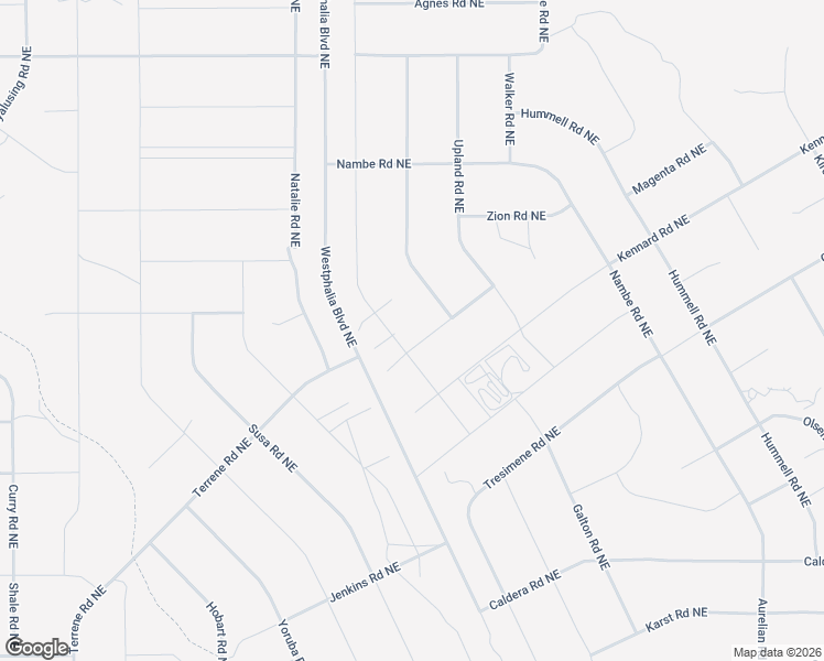 map of restaurants, bars, coffee shops, grocery stores, and more near Magenta Road Northeast in Rio Rancho