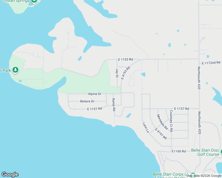 map of restaurants, bars, coffee shops, grocery stores, and more near 165A RR 1 in Eufaula
