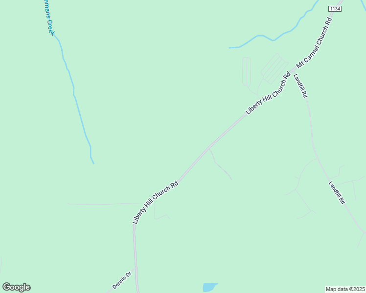 map of restaurants, bars, coffee shops, grocery stores, and more near 981 Liberty Hill Church Road in Mount Gilead