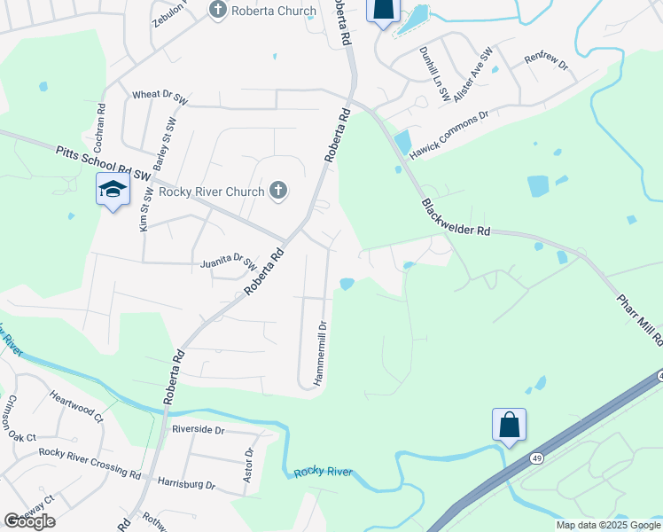 map of restaurants, bars, coffee shops, grocery stores, and more near 5417 Hammermill Drive in Harrisburg