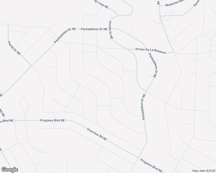 map of restaurants, bars, coffee shops, grocery stores, and more near Findlay Street Northeast in Rio Rancho