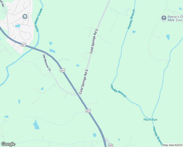 map of restaurants, bars, coffee shops, grocery stores, and more near 5501 Cold Springs Road South in Concord