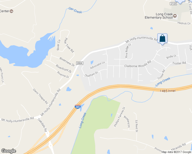 map of restaurants, bars, coffee shops, grocery stores, and more near 2824 Granstark Court in Charlotte