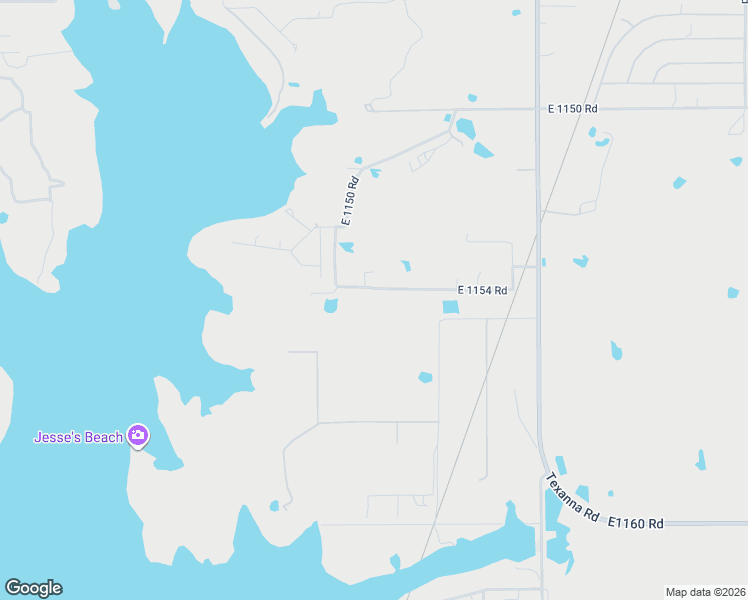 map of restaurants, bars, coffee shops, grocery stores, and more near 421678 East 1154 Road in Eufaula