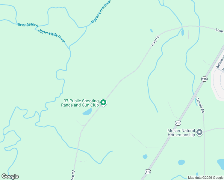 map of restaurants, bars, coffee shops, grocery stores, and more near 1171 Loop Road in Bunnlevel