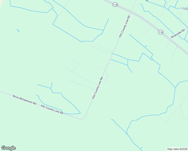 map of restaurants, bars, coffee shops, grocery stores, and more near 444 Pitt County Line Road in Grifton