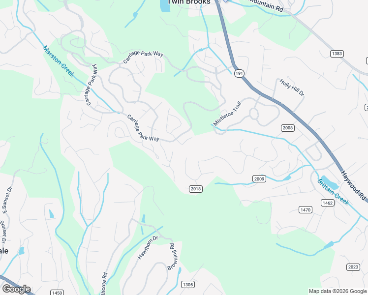 map of restaurants, bars, coffee shops, grocery stores, and more near 2504 Carriage Falls Court in Hendersonville