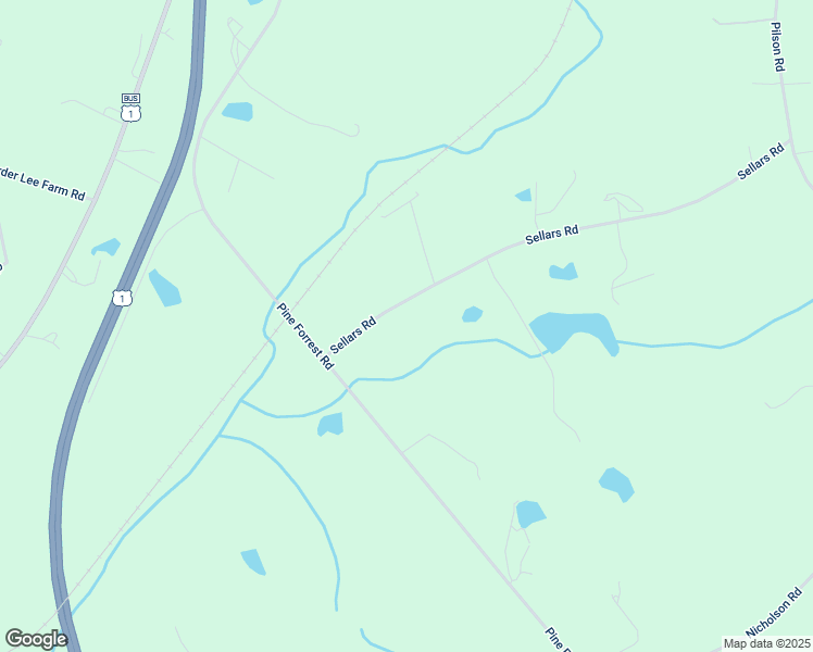 map of restaurants, bars, coffee shops, grocery stores, and more near 722 Pine Forrest Road in Cameron
