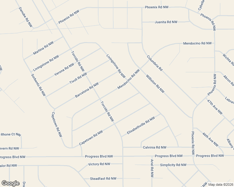 map of restaurants, bars, coffee shops, grocery stores, and more near Mendocino Road Northwest in Rio Rancho