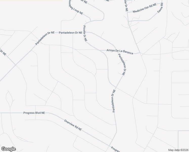 map of restaurants, bars, coffee shops, grocery stores, and more near Trumbull Road Northeast in Rio Rancho
