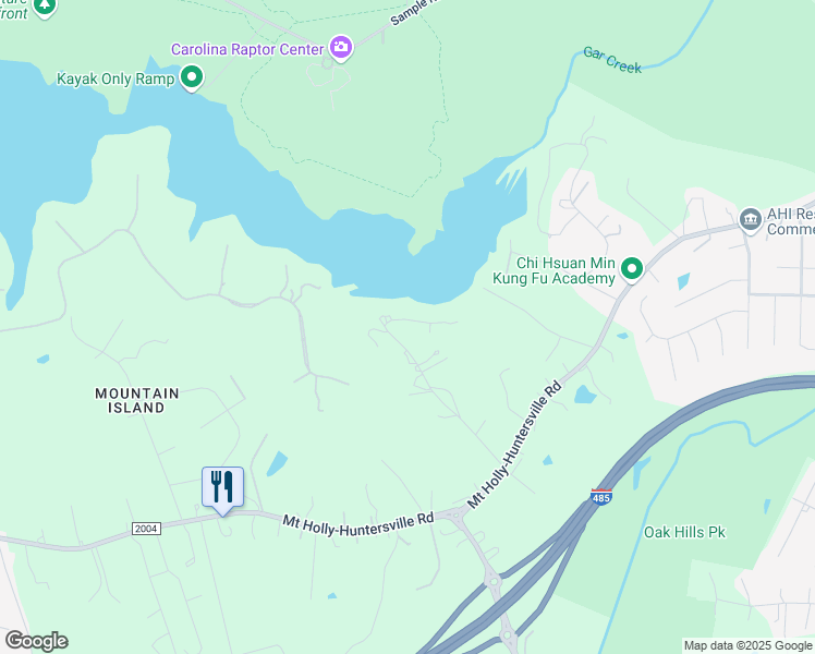 map of restaurants, bars, coffee shops, grocery stores, and more near 6209 Glenn Teague Road in Charlotte