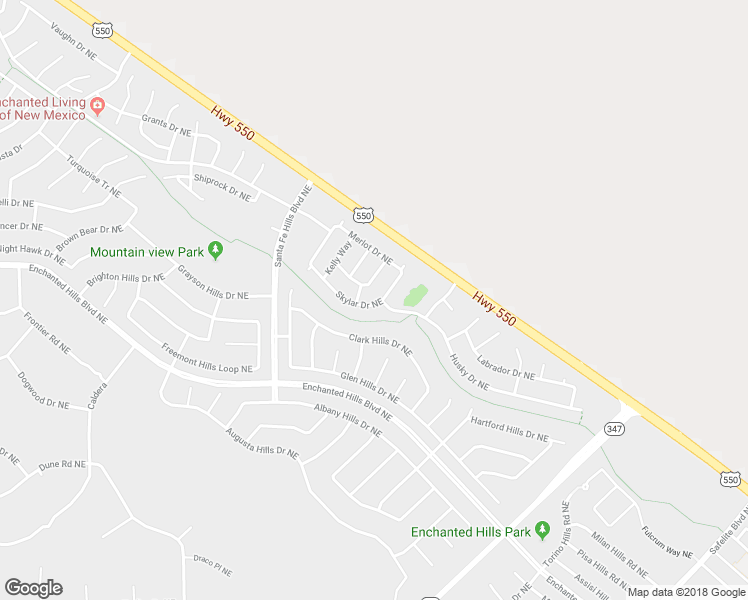 map of restaurants, bars, coffee shops, grocery stores, and more near 6997 Skylar Drive Northeast in Rio Rancho