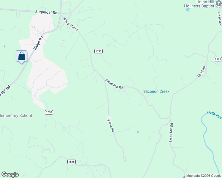 map of restaurants, bars, coffee shops, grocery stores, and more near 766 Stepp Mill Road in Hendersonville
