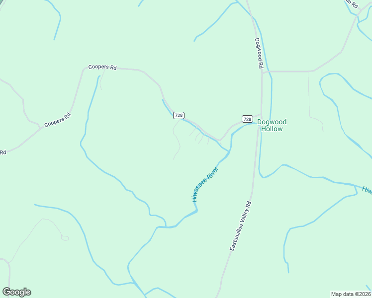 map of restaurants, bars, coffee shops, grocery stores, and more near 456 County Road 728 in Riceville