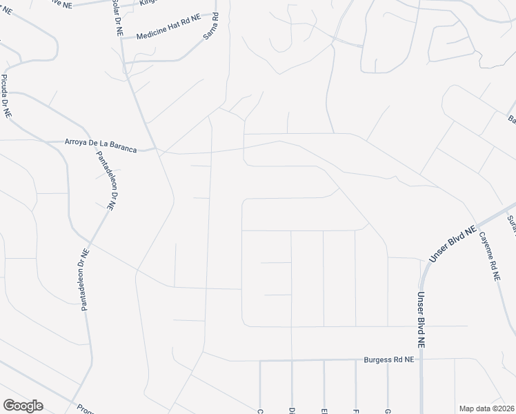 map of restaurants, bars, coffee shops, grocery stores, and more near Jaipur Road Northeast in Rio Rancho