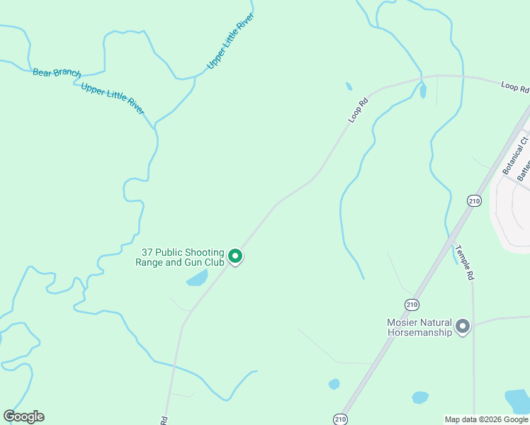 map of restaurants, bars, coffee shops, grocery stores, and more near 1171 Loop Road in Bunnlevel