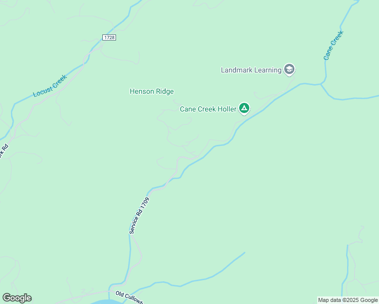 map of restaurants, bars, coffee shops, grocery stores, and more near 57 Morning Mist Lane in Sylva