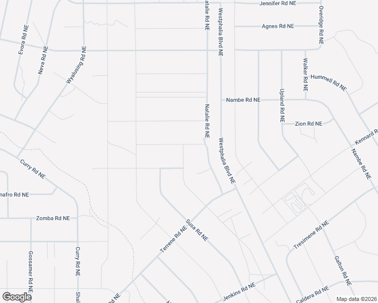map of restaurants, bars, coffee shops, grocery stores, and more near Yakima Road Northeast in Rio Rancho