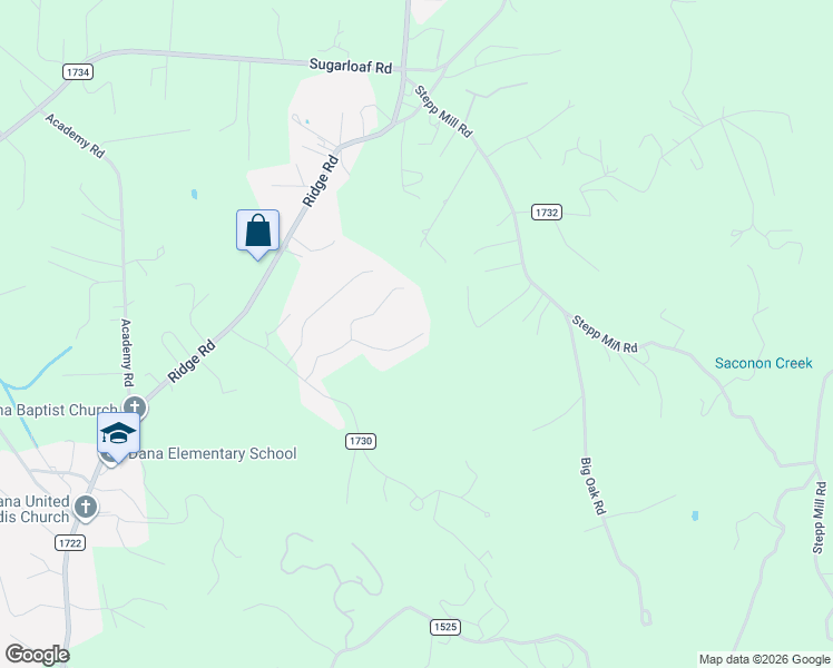 map of restaurants, bars, coffee shops, grocery stores, and more near 195 Quail Lane in Hendersonville