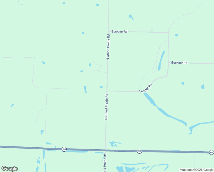 map of restaurants, bars, coffee shops, grocery stores, and more near North Grand Prairie Road in Franklin County