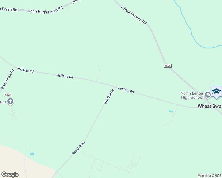 map of restaurants, bars, coffee shops, grocery stores, and more near 3023 Institute Road in La Grange